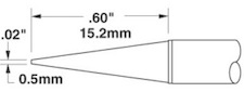 Solder Tip, Smart Heat PowerTips, STTC-043Metcal  